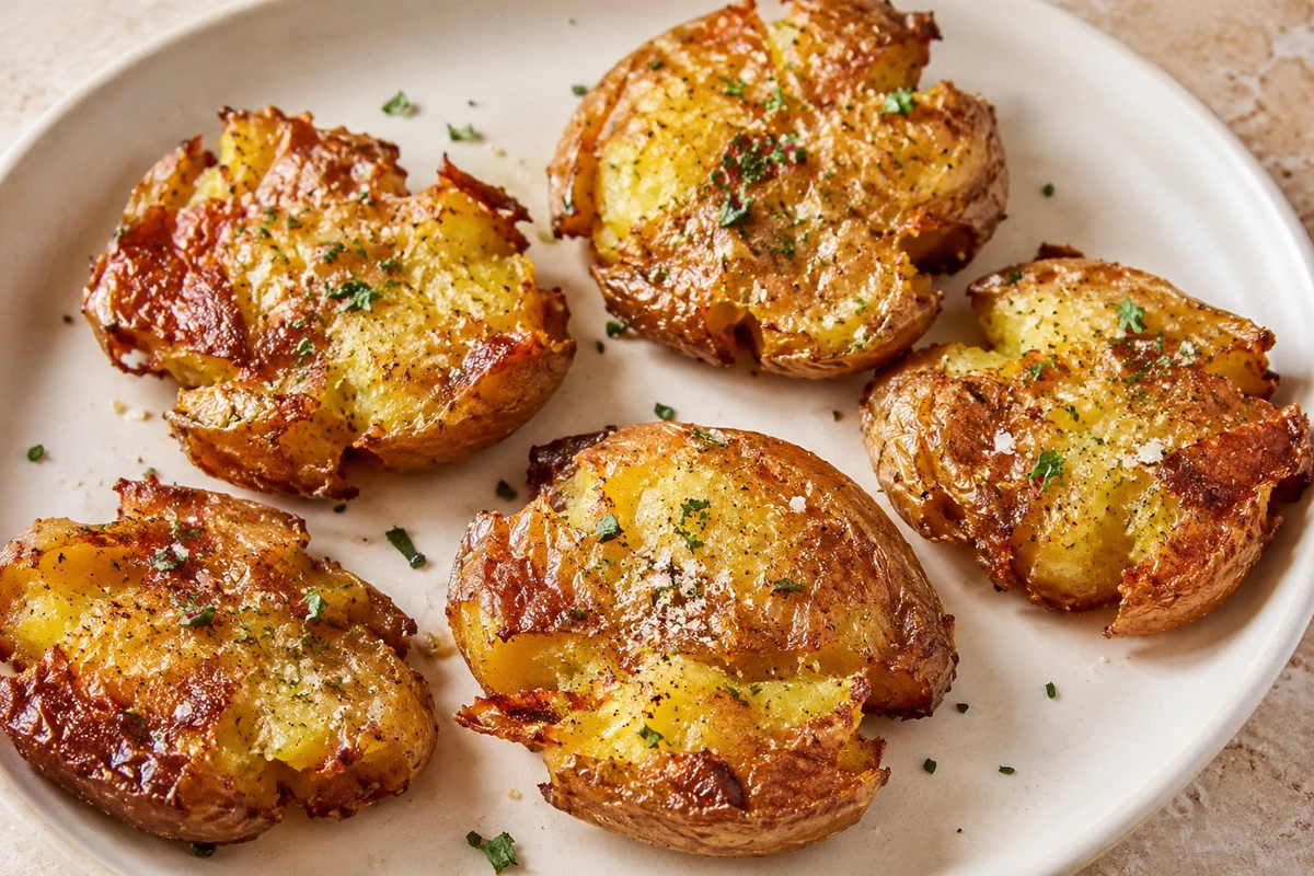 Air Fryer Smashed Potatoes