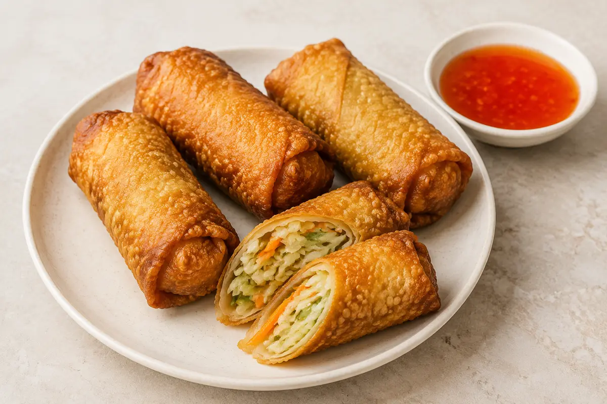 Air Fryer Frozen Egg Rolls